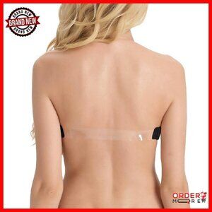 Strapless Convertible Bra Clear Back Wedding Dress Halter Top